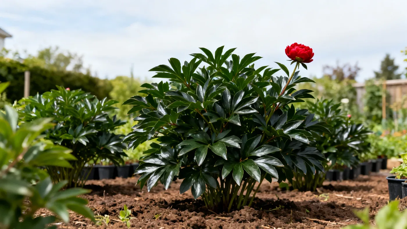 How Big Does Red Sarah Bernhardt Peony Really Get?