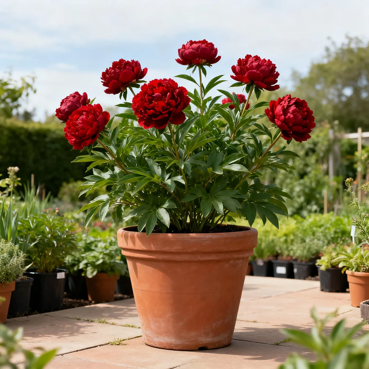 Red Sarah Bernhardt Peony
